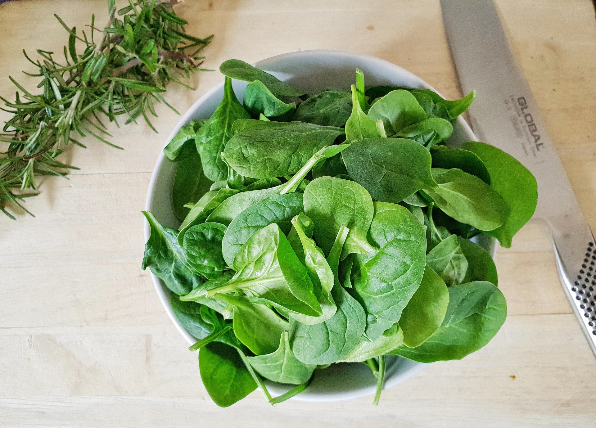 Green spinach good for potassium intake